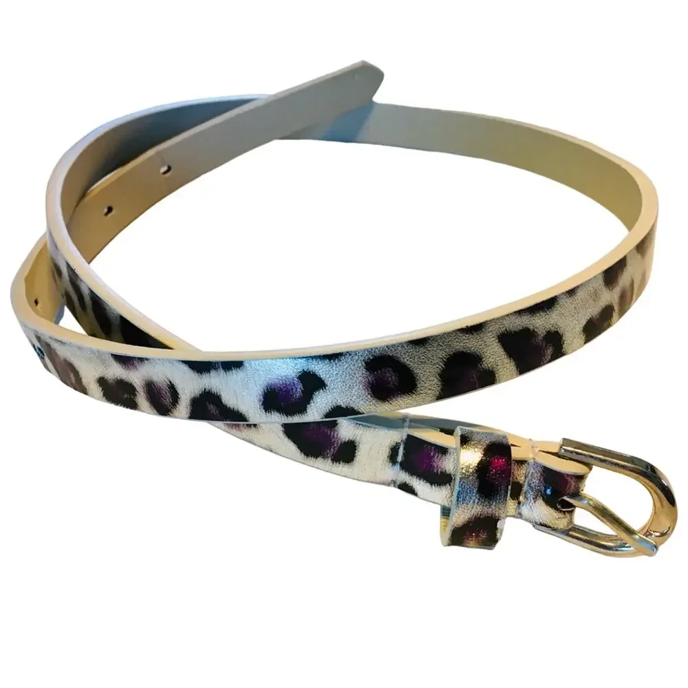 Girl Elegant Leopard Print Belt